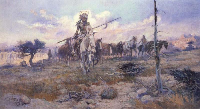 Bringing Home the Spoils, Charles M Russell